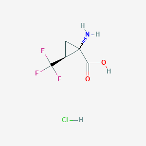 (Z)-1-Amino-2-trifluoromethyl-cyclopropanecarboxylic acid hydrochloride