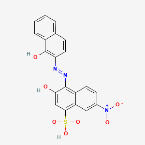 molecular formula C20H13N3O7S B1228568 C.I. Mordant black 11 CAS No. 25747-08-4