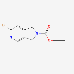 tert-Butyl 6-bromo-1,3-dihydro-2H-pyrrolo[3,4-c]pyridine-2-carboxylate