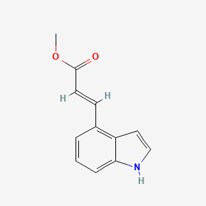 2-Propenoic acid, 3-(1H-indol-4-yl)-, methyl ester, (E)-