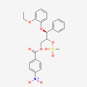 [(3S)-3-(2-ethoxyphenoxy)-2-methylsulfonyloxy-3-phenylpropyl] 4-nitrobenzoate