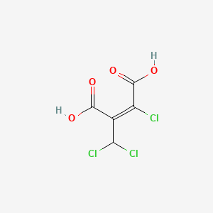 (Z)-2-Chloro-3-(dichloromethyl)-2-butenedioic acid