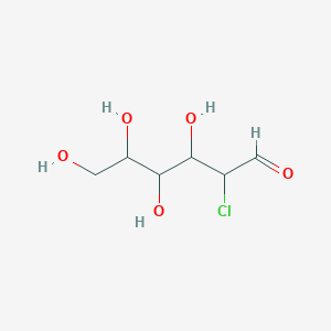 molecular formula C6H11ClO5 B12285793 2-Chloro-3,4,5,6-tetrahydroxyhexanal 