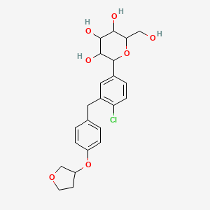 molecular formula C23H27ClO7 B12285812 Empagliflozinalpha-Anomer 