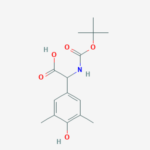 2-(Tert-butoxycarbonylamino)-2-(4-hydroxy-3,5-dimethylphenyl)aceticacid