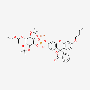 molecular formula C40H46LiO14P B12285833 O-(N-Butylfluorescein)-O-{3-[6-O-(D,L-1-ethoxyethyl)-1,2 