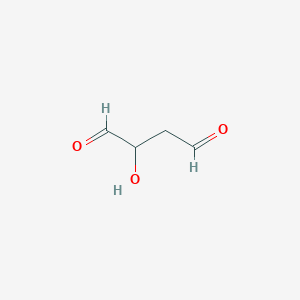 molecular formula C4H6O3 B1228587 2-Hydroxybutanedial CAS No. 7724-28-9