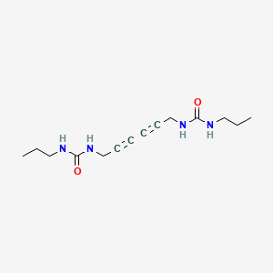 Urea, N,N''-2,4-hexadiyne-1,6-diylbis(N'-propyl-