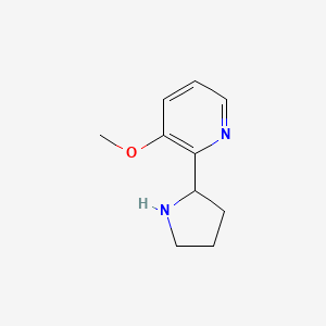 3-Methoxy-2-(pyrrolidin-2-yl)pyridine