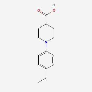 molecular formula C14H19NO2 B12285879 1-(4-Ethylphenyl)piperidine-4-carboxylic acid CAS No. 1241894-78-9