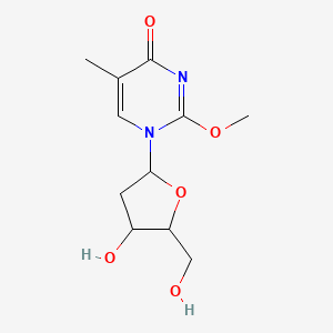 molecular formula C11H16N2O5 B1228588 2-O-METHYLTHYMIDINE 