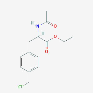 Ethyl 2-acetamido-3-[4-(chloromethyl)phenyl]propanoate