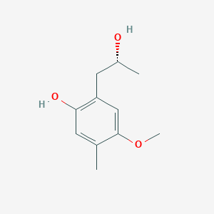 Benzeneethanol, 2-hydroxy-5-methoxy-alpha,4-dimethyl-, (R)-