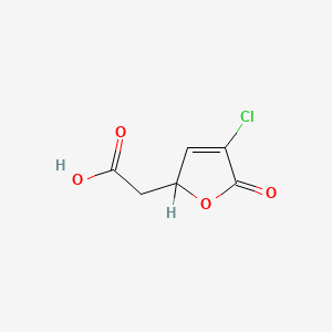 4-CHloro-2,5-dihydro-5-oxo-2-furanacetic acid