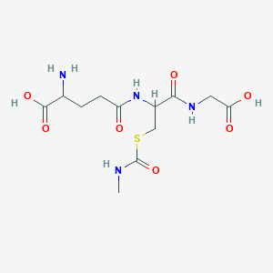 N5-(1-((Carboxymethyl)amino)-3-((methylcarbamoyl)thio)-1-oxopropan-2-yl)glutamine