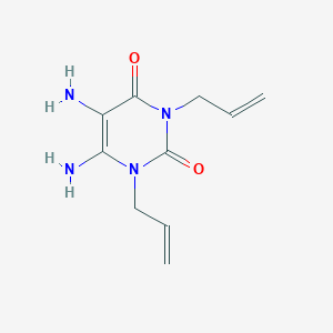molecular formula C10H14N4O2 B012286 1,3-Diallyl-5,6-diaminouracil CAS No. 102284-74-2