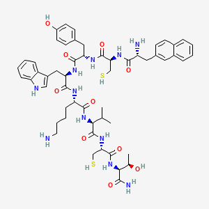 molecular formula C54H71N11O10S2 B12286003 Angiopeptin 