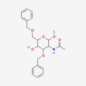 Methyl 2-acetamido-2-deoxy-3,6-DI-O-benzyl-alpha-D-glucopyranoside