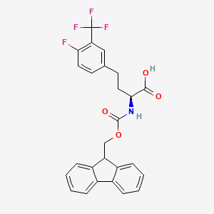 (S)-2-((((9H-fluoren-9-yl)methoxy)carbonyl)amino)-4-(4-fluoro-3-(trifluoromethyl)phenyl)butanoic acid