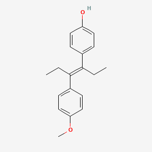 molecular formula C19H22O2 B1228607 美斯替勃 CAS No. 7773-60-6