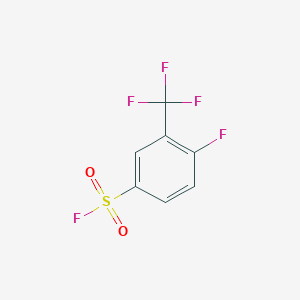 4-Fluoro-3-(trifluoromethyl)benzene-1-sulfonyl fluoride