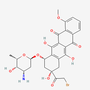 molecular formula C27H28BrNO10 B1228617 14-溴柔红霉素 CAS No. 65026-79-1