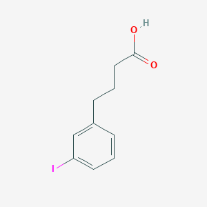 molecular formula C10H11IO2 B12286177 3-Iodobenzenebutanoic acid 