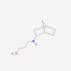 3-({Bicyclo[2.2.1]heptan-2-yl}amino)propan-1-ol