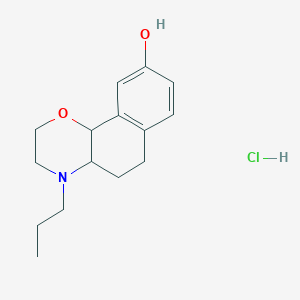 2H-Naphth[1,2-b]-1,4-oxazin-9-ol, 3,4,4a,5,6,10b-hexahydro-4-propyl-,hydrochloride, (4aR,10bR)-