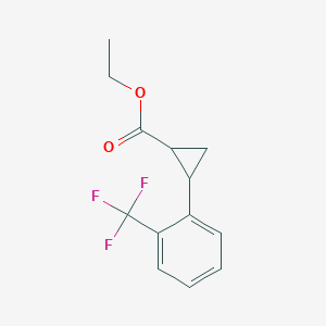 Ethyltrans-2-[2-(Trifluoromethyl)phenyl]cyclopropanecarboxylate