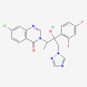 7-Chloro-3-[3-(2,4-difluorophenyl)-3-hydroxy-4-(1H-1,2,4-triazol-1-yl)butan-2-yl]quinazolin-4(3H)-one