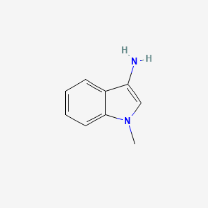 molecular formula C9H10N2 B12286287 1-Methyl-1H-indol-3-amine 