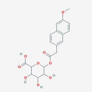 Demethyl naproxen acyl-beta-D-glucuronide