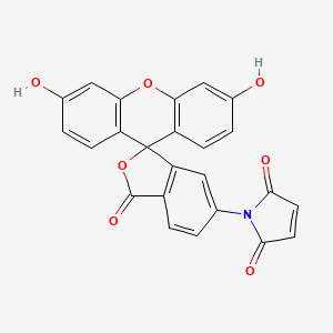 1H-Pyrrole-2,5-dione, 1-(3',6'-dihydroxy-3-oxospiro[isobenzofuran-1(3H),9'-[9H]xanthen]-6-yl)-