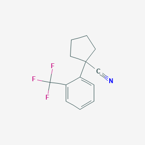 1-(2-(Trifluoromethyl)phenyl)cyclopentanecarbonitrile