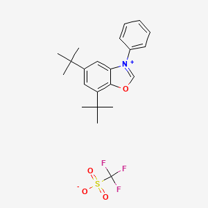 5,7-DI-Tert-butyl-3-phenylbenzo[D]oxazol-3-ium trifluoromethanesulfonate