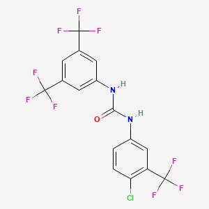 1-(3,5-Bis(trifluoromethyl)phenyl)-3-(4-chloro-3-(trifluoromethyl)phenyl)urea