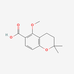 5-methoxy-2,2-dimethyl-3,4-dihydro-2H-1-benzopyran-6-carboxylic acid
