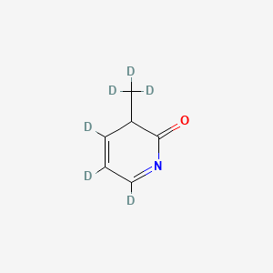 molecular formula C6H7NO B12286340 3-Methylpyridin-2(1H)-one-d6 