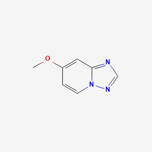 molecular formula C7H7N3O B12286345 7-Methoxy-[1,2,4]triazolo[1,5-a]pyridine 