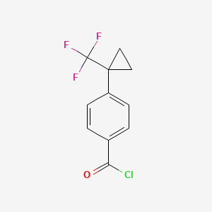 4-(1-(Trifluoromethyl)cyclopropyl)benzoyl chloride