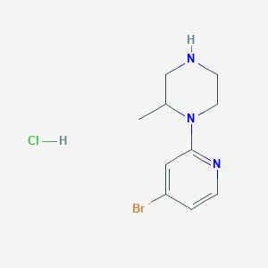 (R)-1-(4-Bromopyridin-2-YL)-2-methylpiperazinehcl