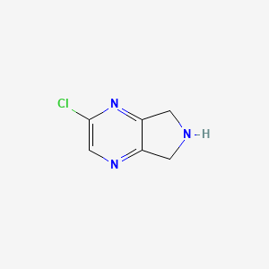 2-Chloro-6,7-dihydro-5H-pyrrolo[3,4-B]pyrazine