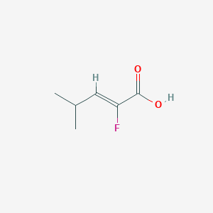 2-Fluoro-4-methyl-pent-2-enoic acid