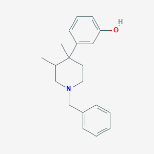 molecular formula C20H25NO B12286471 3-(rac-1-Benzyl-3,4-dimethylpiperidin-4-yl)phenol 