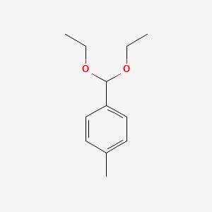 molecular formula C12H18O2 B12286476 p-(Diethoxymethyl)toluene CAS No. 2403-59-0