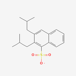 2,3-Bis(2-methylpropyl)naphthalene-1-sulfonate