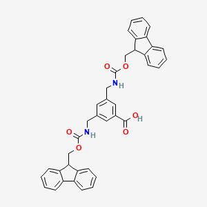 3,5-Bis[({[(9H-fluoren-9-YL)methoxy]carbonyl}amino)methyl]benzoic acid