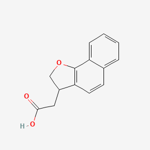 molecular formula C14H12O3 B12286491 2,3-Dihydronaphtho[1,2-b]furan-3-acetic Acid 