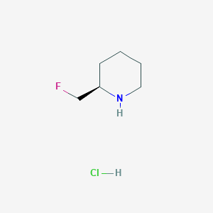 molecular formula C6H13ClFN B12286532 (R)-2-(Fluoromethyl)piperidine hydrochloride 